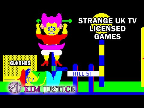 A Selection of Strange British TV Licensed Games for the Spectrum | Kim Justice
