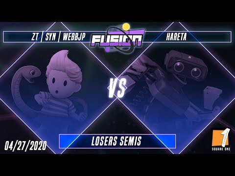 Fusion.EXE #20 - ZT | SYN | WebbJP (Lucas) Vs. Hareta (ROB) - Losers Semis - SSBU
