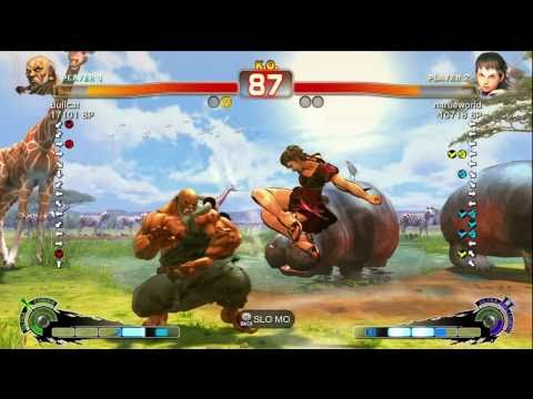 Bullcat [Gouken] vs narueworld [Sakura] SSF4 Japanese Online Ranked Matches - TRUE-HD