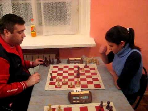 GM Kharlov - WGM Bodnaruk chess blitz  2007