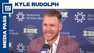 TE Kyle Rudolph: 'I couldn't be more excited to be a New York Giant'