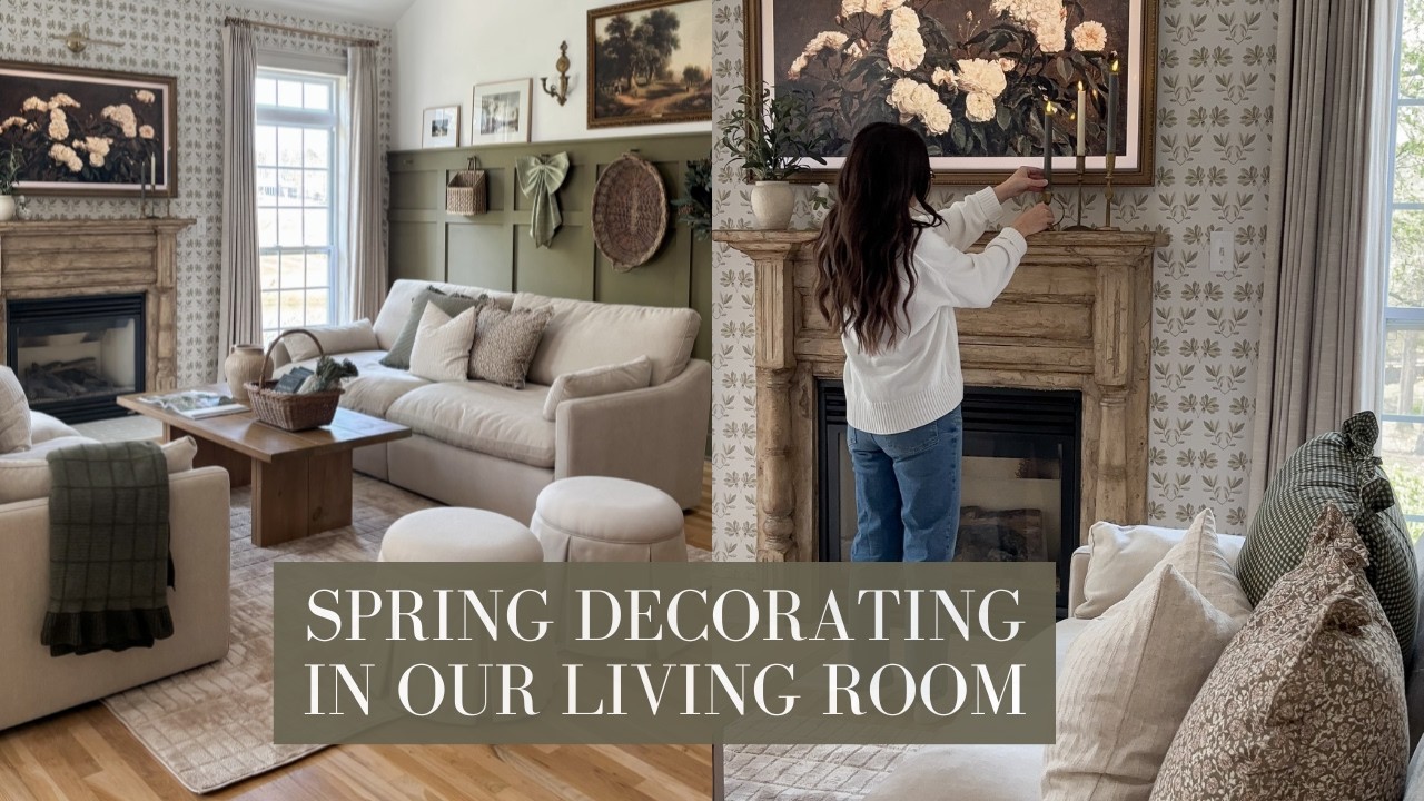 Decorating Our Living Room for Spring | Decorate With Me