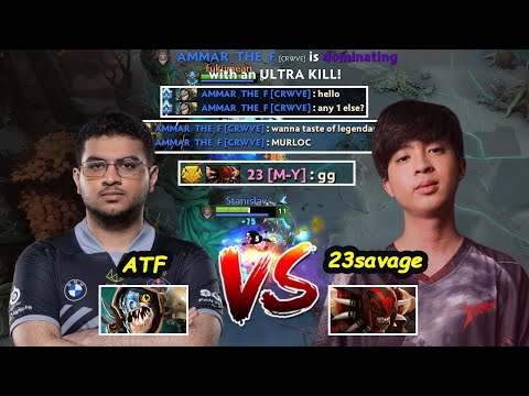ATF vs 23savage - Carry Battle Riyadh 2023 Ranked Dota 2