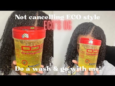 Wash & Go using ONLY Argan Oil Gel - Curlyrealtor