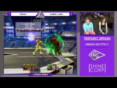 Pooch (Samus) vs LSDX (Ganon, Snake) - Tripoint Smash #13 PM Losers Semis