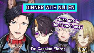 Caelen's first impressions met the NIJI EN boys for the first time