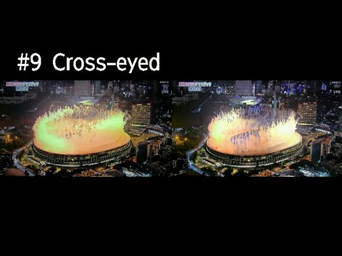 【疑似3D交差法(Pseudo 3D Cross-eyed)】｢日本 / 東京2020 閉会式(Japan / Tokyo2020 Closing Ceremony)｣