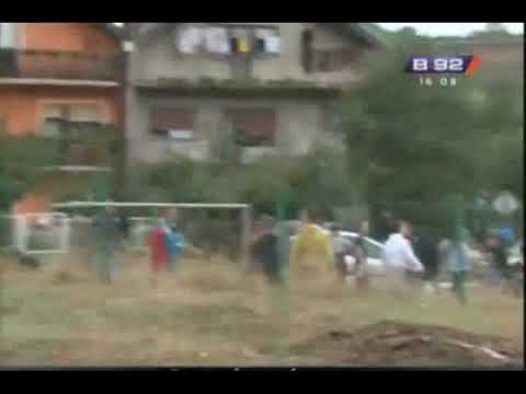 Meraklije fight agains police, 2011 (Radnicki Nis-OFK Beograd)