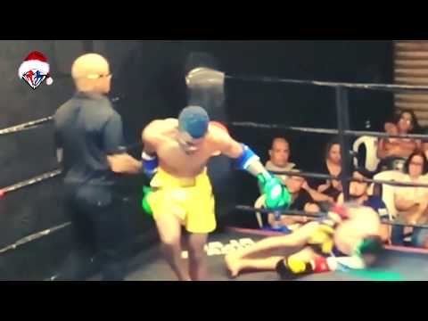 MARCO VÉI (ÁGUIA DOURADA) vs. JOÃO BRUDER (CLUBE DA LUTA) 60 KG MUAY THAI - RAJA RETZ