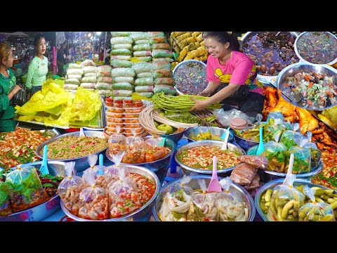 Cambodian Night Street Food Compilation - Dinner, Market Food, Snacks, & More