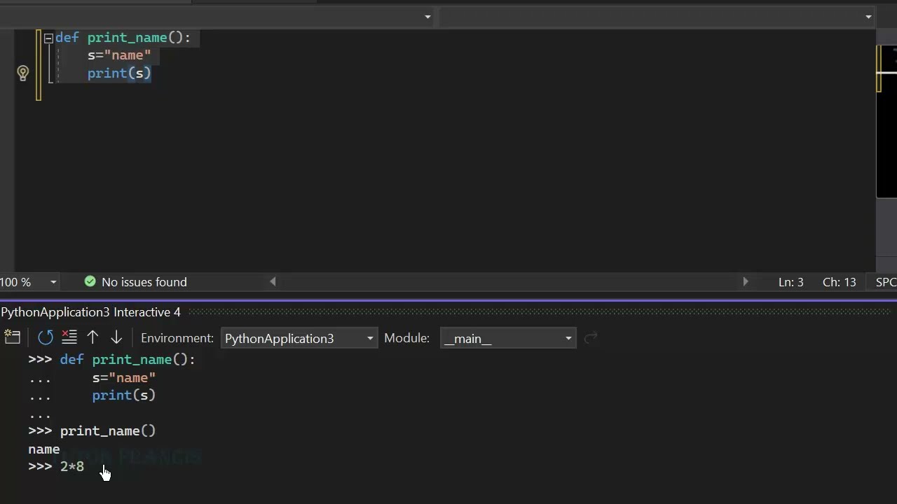 Interactive Python IDE in Visual Studio 2022