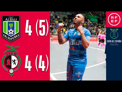 RESUMEN I Viña Albali 4(5)-4(4) Jaén Paraíso I Cuartos de final I Copa de España de Fútbol Sala 2022