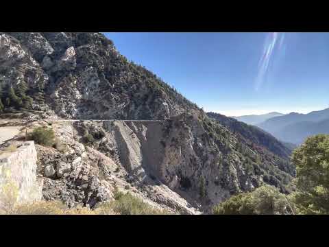 The north end of Highway 39, closed indefinitely.