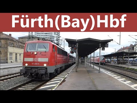Bahnverkehr in Fürth(Bay)Hbf (2016-2018)