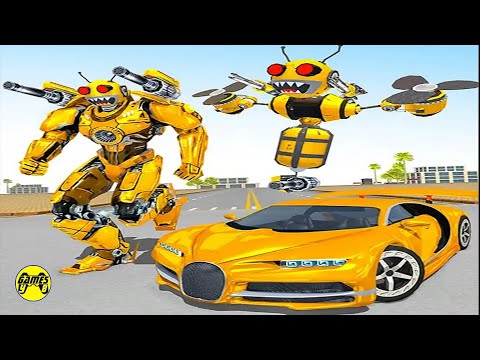 Bee Robot Car Transformation Game: Multi Robot Transformation #2 - Android Gameplay FHD