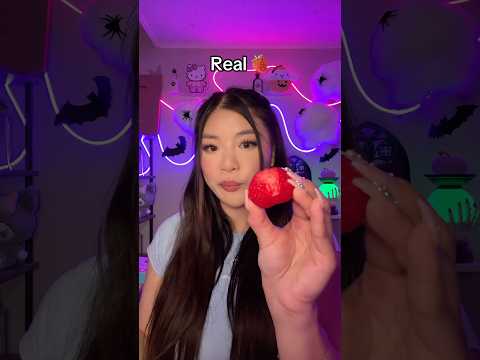 Real or Fake? 🍫🍩🧊🍓#asmr #shorts