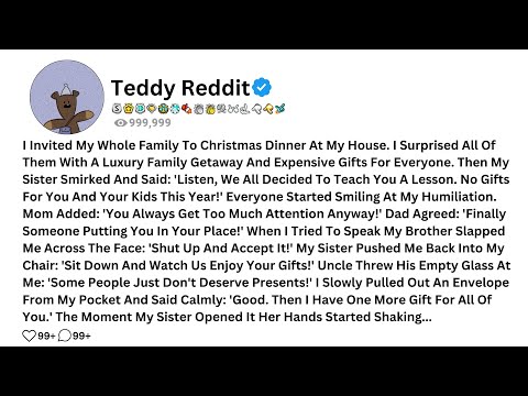 I Invited My Whole Family To Christmas Dinner At My House. I Surprised All Of Them With......