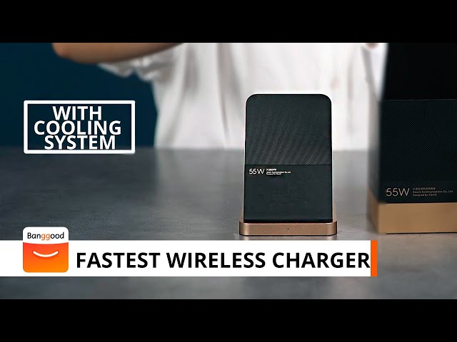 Fastest 55 Watt Xiaomi Wireless Charger Built With Cooling System