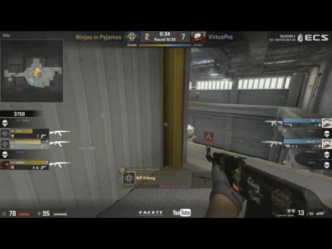 FRIBERG QUAD KILL VS VIRTUS PRO ON NUKE!