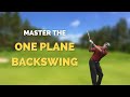 Golf Instruction - One plane backswing 