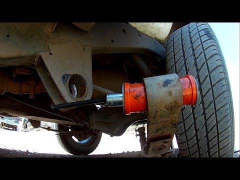 COMO CAMBIAR BUJES DE MUELLES O RESORTES TRASEROS