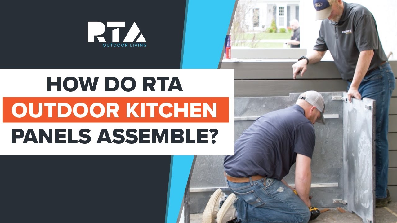 RTA Outdoor Kitchen Install | Assembling Your Panels