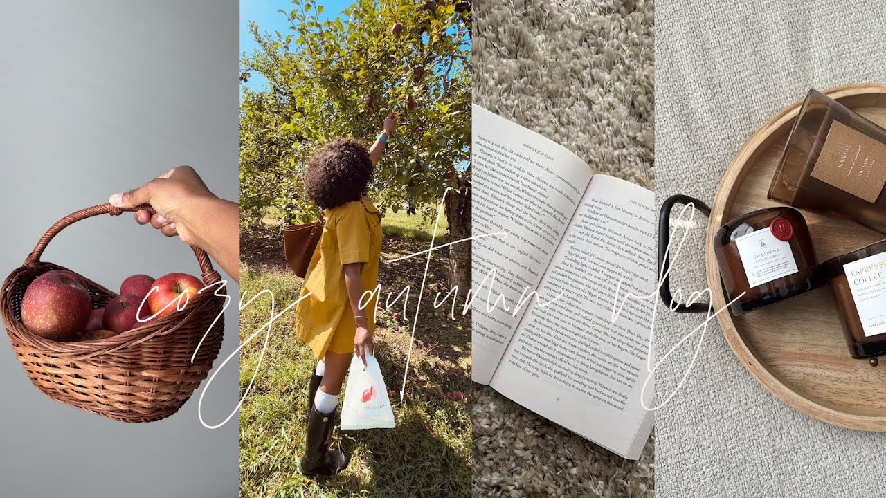 cozy autumn𝒇𝒂𝒄𝒆𝒕𝒊𝒎𝒆 𝒗𝒍𝒐𝒈🍂🧺🍎 ~apple picking, comfort meals, trader joes, entry table reset & hauls