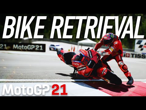 MotoGP 21 | MY REVIEW OF THE BIKE RETRIEVAL SYSTEM!