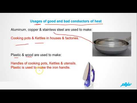 Heat conduction part 2 -science -علوم لغات - للصف السادس الابتدائي - الترم الأول - نفهم