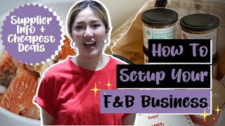 How to Set up a F&B Business In Singapore (Tips & Cheap suppliers)