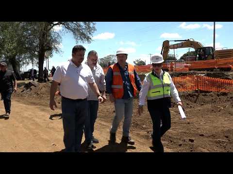 Managua: avanzan las obras en los tramos 2 y 3 de la pista héroes y mártires de la insurrección