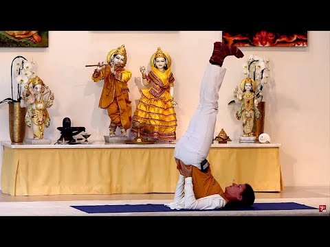 Yoga Vidya Meditatives Halten mit Sabine - Live Yogastunde 09:15 Uhr 12.06.2020