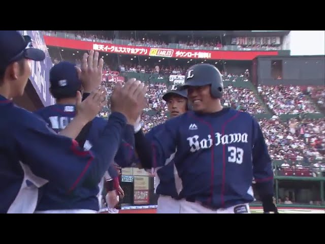 【8回表】ここぞの場面で貴重な一発!! ライオンズ・山川の同点アーチ!! 2017/7/8 E-L