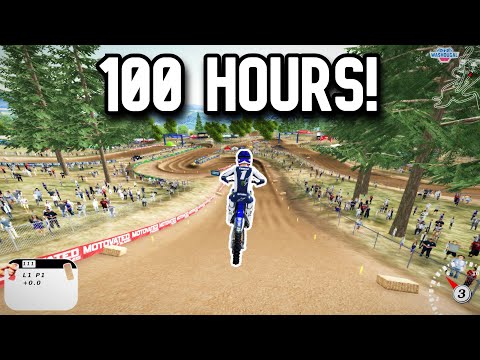 WHAT 100 HOURS OF MX SIMULATOR LOOKS LIKE!