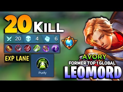 Avory Leomord Exp Lane, Best Build & Gameplay [ Former Top 1 Global Leomord ] Avory - Mobile Legends