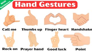 Hand Gestures | Common Hand Gestures Everyone Should Know | Easy English Learning