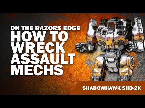 The Assault Mech Hunter - Shadowhawk SHD-2K - Mechwarrior Online Build of the week