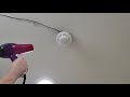 System Sensor 5601P Fire Alarm Heat Detector Test