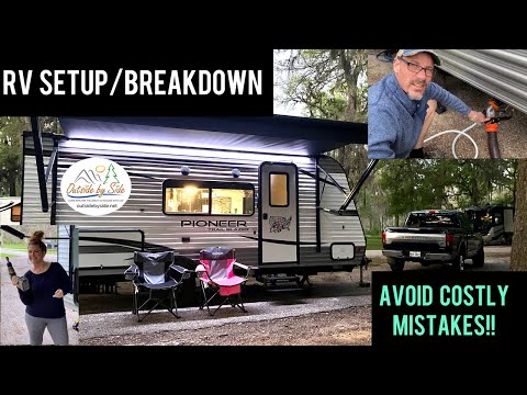 RV Setup & Breakdown for Newbies with 👍 List