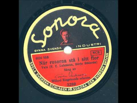 Folke Andersson - När rosorna stå i sitt flor