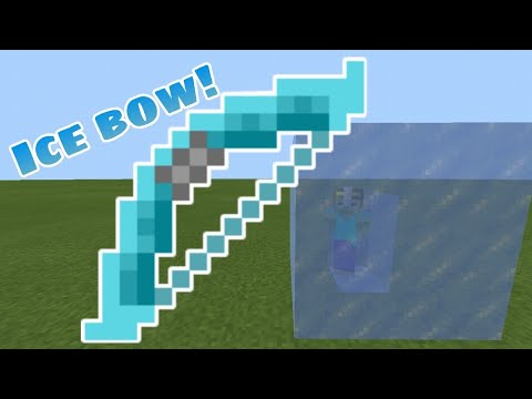 CozycraftGaming - MCPE 1.14+ || How to make ICE BOW using Command Block!