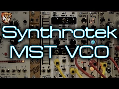 MST/Synthrotek VCO - Analog Voltage Controlled Oscillator Eurorack Module, B-stock image 2