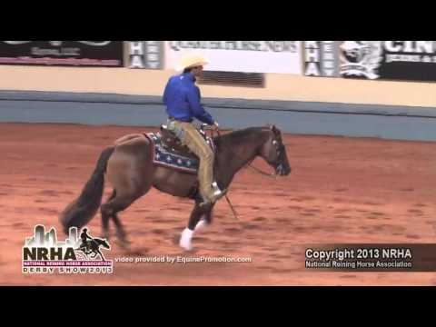 Great Red Chex ridden by Brian Bell - 2013 NRHA Derby