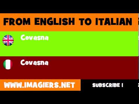 How to say Covasna in Italian