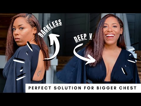 YouTube video about: How to find a backless dress flattering for a large bust?