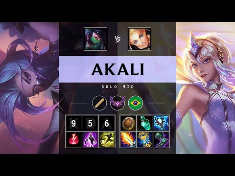 Akali Mid vs Lux - BR Master Patch 25.14