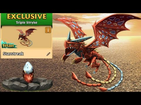 Starstreak Max Level 124 Titan Mode - Exclusive Triple Stryke - Dragons:Rise of Berk