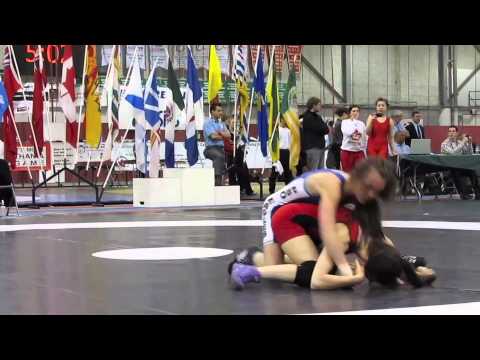 2013 Cadet National Championships: 43 kg Final Jade Dafour vs. Tiana Dykstra