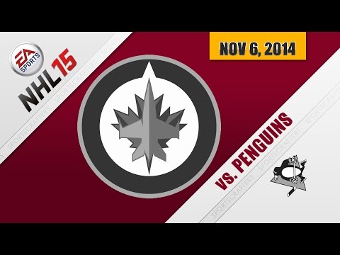 PENGUINS vs JETS (Play NHL 15)