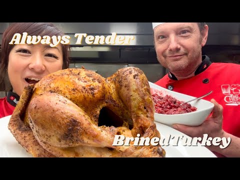 Brining frozen turkey (how to achieve tender and moist turkey)